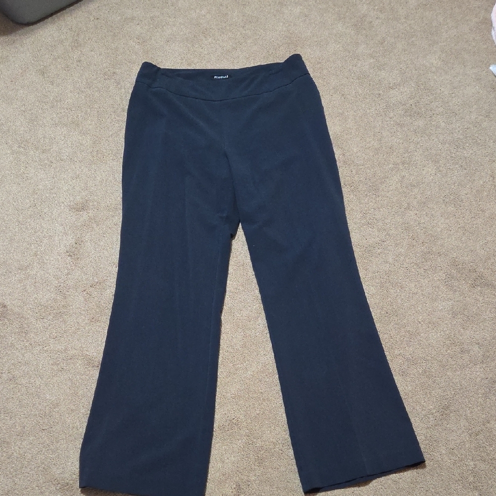 Roz & Ali Navy Boot Cut Pants